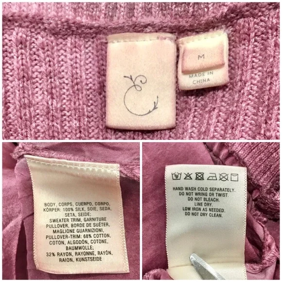 Anthropologie Purple Eloise Silk and Sweater Dress - Picture 9 of 10